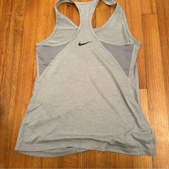 Nike Womens Shirt S : Small Gray Tank Top Sleeveless Dri-Fit Swoosh Logo(c3 - Picture 5 of 10